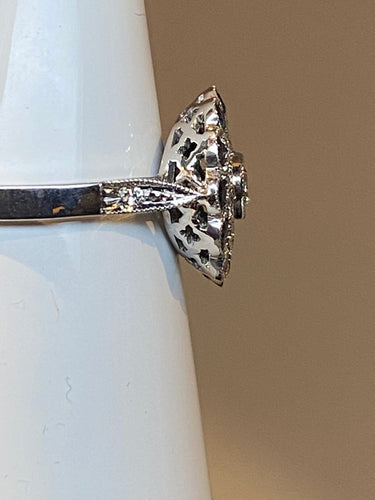 Bague 57 Bague diamants, saphir 58 Facettes AB45