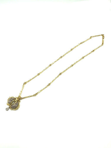 Collier GILBERT ALBERT - Collier or jaune diamants 58 Facettes