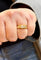 Bague 54 Solitaire en diamants serti clos or jaune 58 Facettes