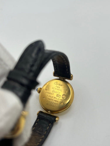 Montre Cartier - Montre Colisée Must en vermeil et argent, mouvement quartz 58 Facettes