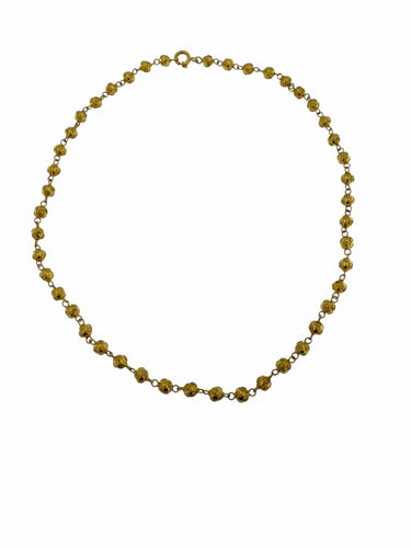 Collier Collier traditionnel portugais en or jaune 19 carats 58 Facettes