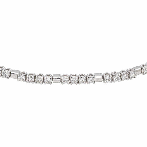 Bracelet Bracelet Tennis Or blanc Diamant 58 Facettes 4901431CN