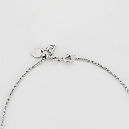 Collier Collier Cœur D’Amour or blanc diamant 58 Facettes LP1122/16