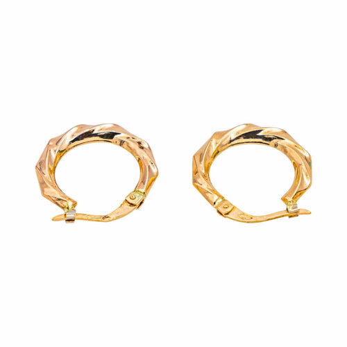 Boucles d'oreilles Boucles d'oreilles Créoles  Or rose 58 Facettes 4823780CN