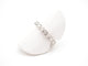 Bague 51.5 Alliance tour complet or blanc et diamants 58 Facettes