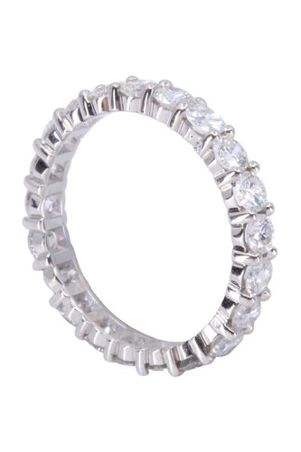 Bague ALLIANCE ANCIENNE DIAMANTS 58 Facettes 094821