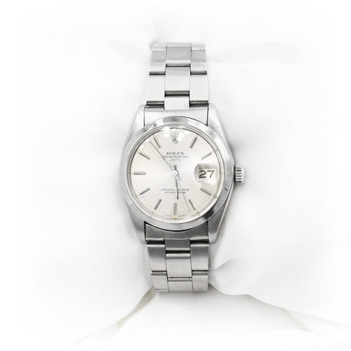 Montre Rolex Oyster Perpetual Date Réf. 1500 Acier 34 mm – Année 1980 58 Facettes 22170