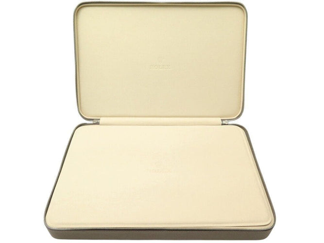 罕见皮革旅行盒，可容纳 12 块 ROLEX 手表 + 旅行盒