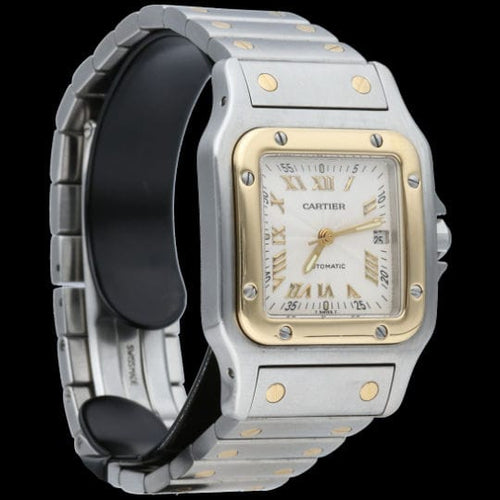 Montre Cartier Montre Santos Galbee Or Jaune 18K / Acier 58 Facettes MT42135