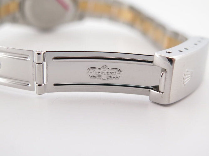 Montre vintage montre ROLEX 76183 oyster perpetual lady or & acier garantie auto 58 Facettes 265437