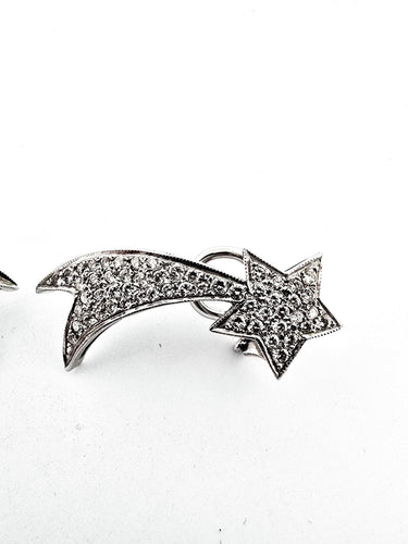 Minđuše Minđuše od belog zlata u obliku comète 58 Facettes