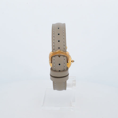 Montre Cartier - Montre Must Colisée cadran ivoire chiffres romains en vermeil 58 Facettes