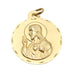 Pendentif médaille scapulaire en or jaune 58 Facettes E363430B