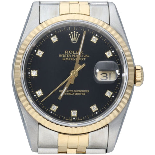 Montre Rolex Montre Datejust 36 Or Jaune 18K / Acier 58 Facettes MT40970