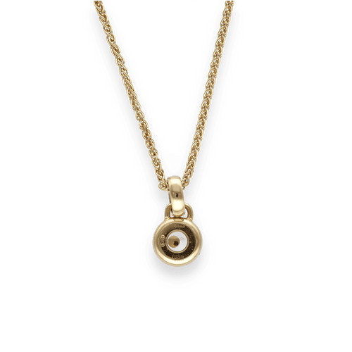 Collier Collier pendentif Chopard Happy Diamonds en or jaune 18K avec 7 diamants – Ref. 79/2655 – 42 cm – 14,40 g 58 Facettes