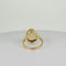 Bague Bague solitaire citrine ovale facettée en or jaune 14k 58 Facettes 2511012