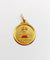 Pendentif Augis - Pendentif médaille d'amour en or 18k, diamant et rubis 58 Facettes A06444