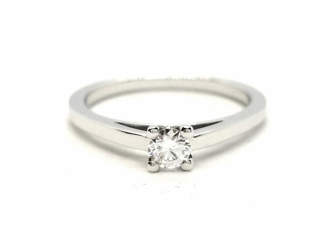 Bague 53 Bague Solitaire Or blanc Diamant 58 Facettes 578751RV