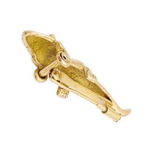 Broche Broche, «Lézard », or jaune. 58 Facettes 34922