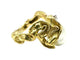 Bague 57 GILBERT ALBERT. Bague or jaune 18K, perle et diamant 58 Facettes