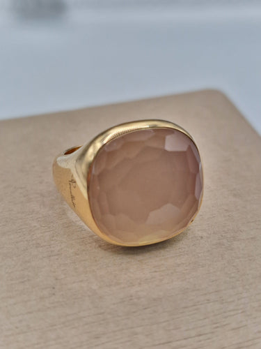 Bague 53 POMELLATO - Bague Victoria en or jaune et quartz 58 Facettes