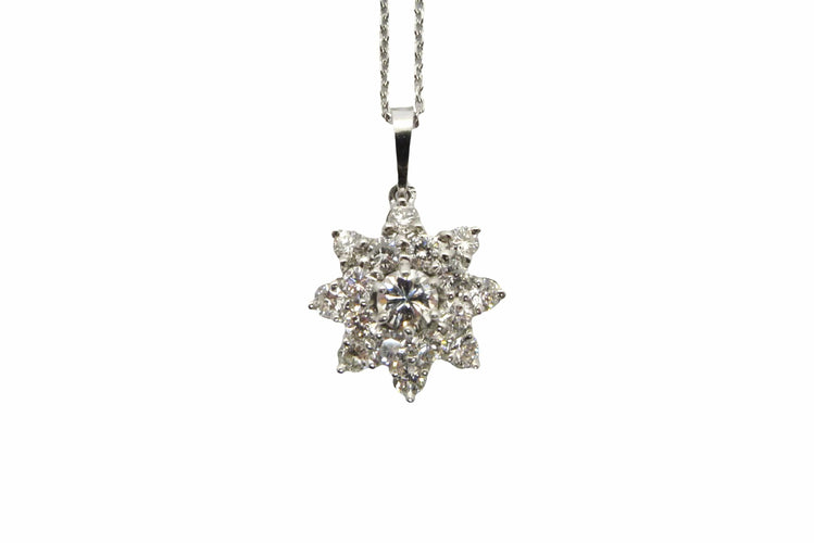 Collier Collier or et diamants 0,92 ct 58 Facettes