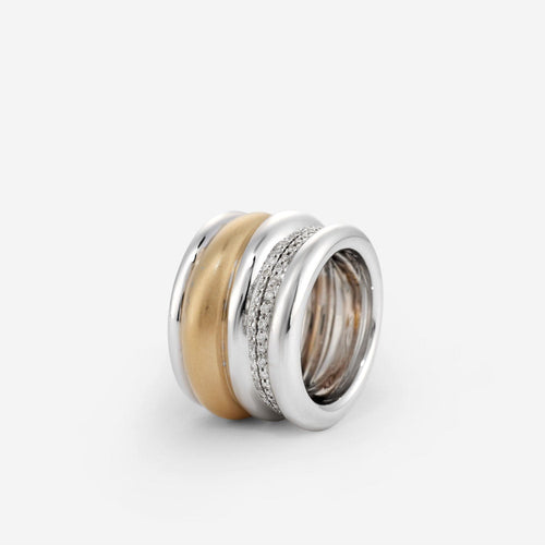 Bague 56 POMELLATO - Bague Tubolare 58 Facettes