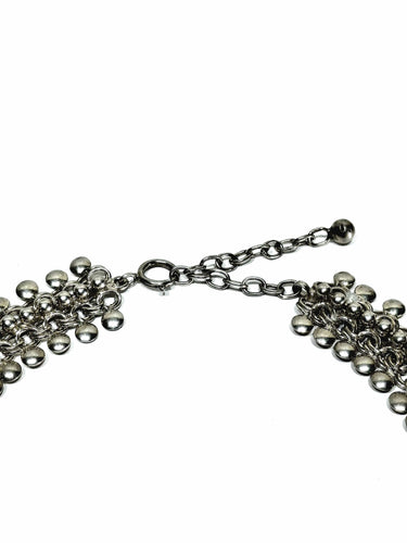Collier Collier à motif de boules en argent 58 Facettes