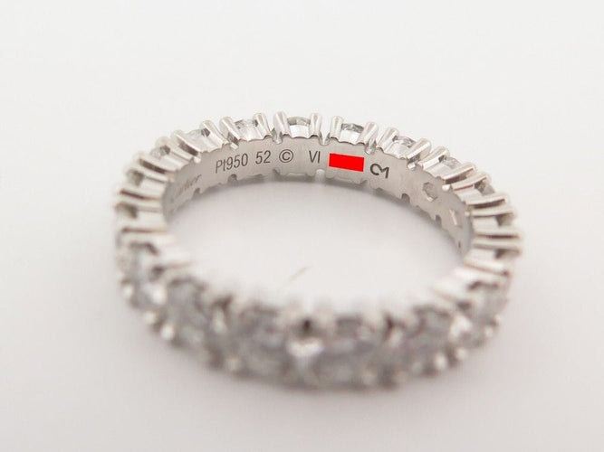 Bague 52 bague CARTIER alliance destinee crn4127552 t52 platine & diamants 58 Facettes 256924