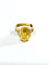 Bague 53.5 Bague Or rose et Citrine 58 Facettes