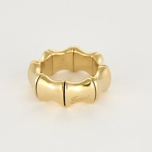 Bague 53 GUCCI - Bamboo - Bague en or jaune 58 Facettes COL3555