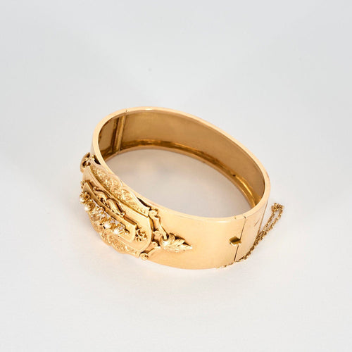 Bracelet Napoléon III Or Jaune Perles 58 Facettes