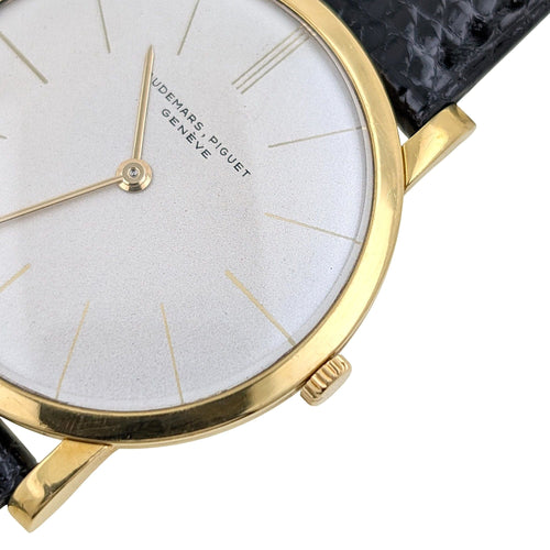 Montre Audemars Piguet Geneve Ultra Thin 18k Gold Cal 2003 Slim Extra Plate Dress Watch 1960 58 Facettes