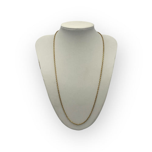 Collier Chaîne or maille forçat 55 cm 58 Facettes 149055305