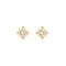 Boucles d'oreilles Boucles d'oreille puce en or jaune et diamant 58 Facettes LP27