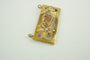 Pendentif Pendentif or jaune et Citrine feuilles de vigne 58 Facettes SQ0271923