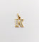 Pendentif Petit Pendentif vintage or jaune, lettre K, petit diamant 58 Facettes A06071