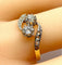 Bague 54 Bague toi et moi en or 18 carats en diamants, vers 1900 58 Facettes AB553
