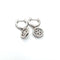 Boucles d'oreilles Paire de Boucles d'Oreille Dormeuses Or Blanc Diamants 58 Facettes