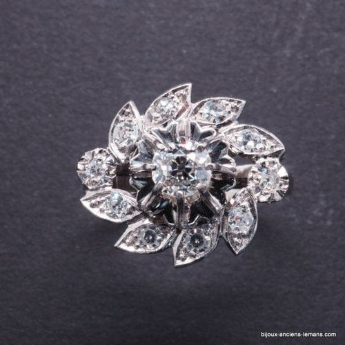Bague 57 Bague Marguerite Diamants 58 Facettes 16210