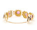 Bracelet Bracelet vintage en or 8 carats et quartz violet 58 Facettes 13762
