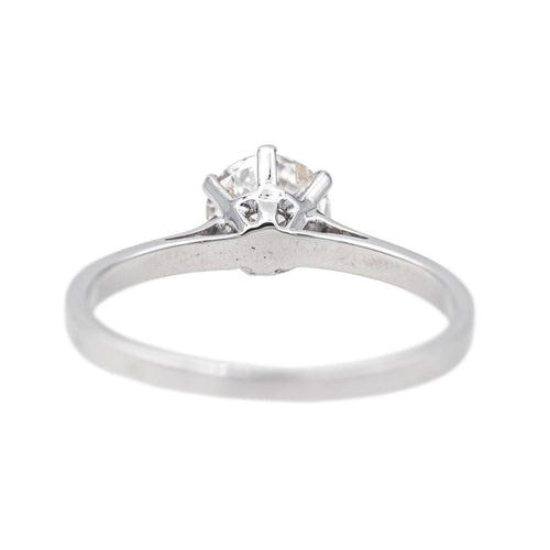 Bague 54 Bague  Solitaire Or blanc Diamant 58 Facettes 4045632CN