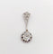 Pendentif Pendentif art deco or blanc 18k diamant 0,80 carats (circa 1920) 58 Facettes A06128