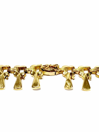 Collier Collier en or rose 58 Facettes