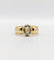 Bague 49 Bague jonc vintage or jaune 18k aigue marine de 0,70 carats 58 Facettes A06182