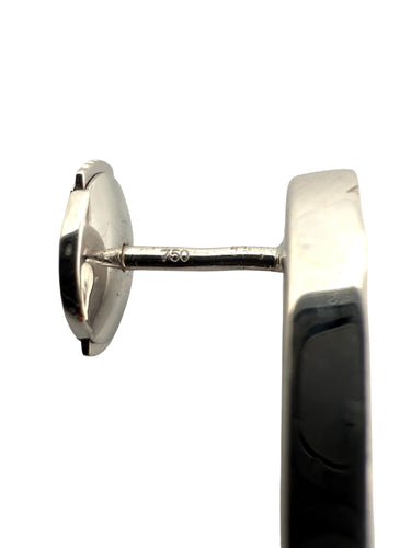 Boucles d'oreilles Parure collier et boucles d’oreilles or blanc et diamants 58 Facettes