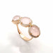 58 Bague or rose et diamants 58 Facettes