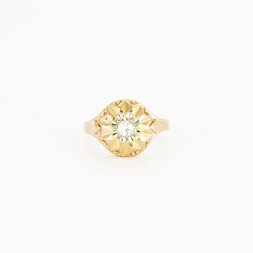 Bague Bague or rose diamant 58 Facettes