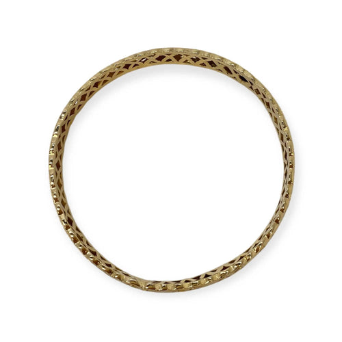 Bracelet Bracelet jonc ajouré or jaune 58 Facettes 330080091