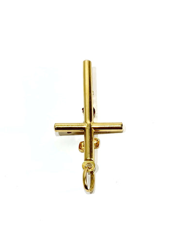 Pendentif Pendentif crucifix INRI en or jaune 58 Facettes